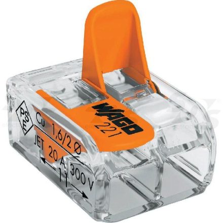 WAGO vezeték összekötő 2-es oldható 