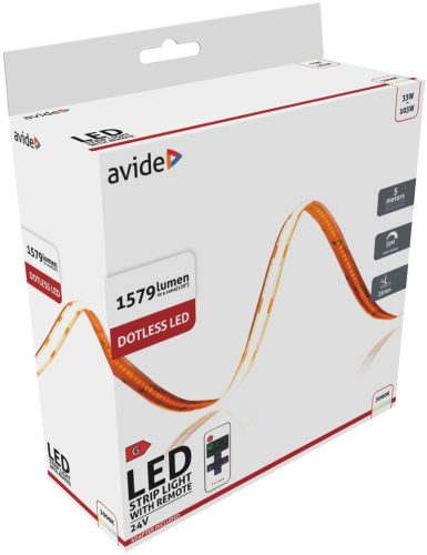 33W 3000K IP20 COB LED szalag szett 5M Avide
