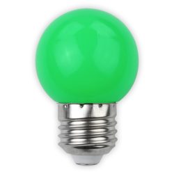 1W zöld E27 LED izzó Avide