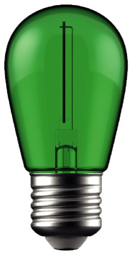 1W zöld E27 filament LED izzó Avide