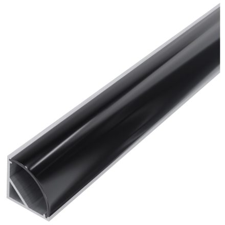 Fekete búrás sarok alu profil Avide