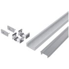 Falon kívüli áttetsző búrás "U" alu profil Avide