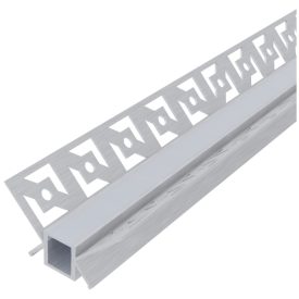   Gipszkarton belső sarokba süllyeszthető opál búrás alu profil Avide