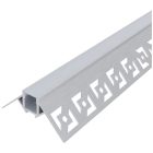 Gipszkarton külső sarokba süllyeszhető opál búrás alu profil Avide