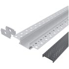 Gipszkartonba süllyeszthető fekete méhsejt búrás alu profil Avide