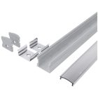 Falon kívüli áttetsző búrás "U" alu profil Avide