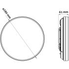 18/24W 4000K IP54 Uranus mennyezeti lámpa szenzoros Avide