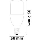 4W 4000K E14 LED stick fényforrás Avide