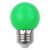 1W zöld E27 LED fényforrás Avide