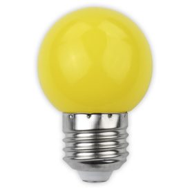 1W sárga E27 LED fényforrás Avide
