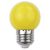 1W sárga E27 LED fényforrás Avide