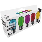 1W E27 zöld, kék, sárga, piros, lila LED Filament fényforrás Avide