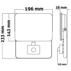 50W 4000K IP44 LED reflektor mozgásérzékelővel Avide