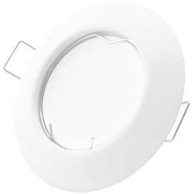 GU10 keret kerek domború fehér Avide