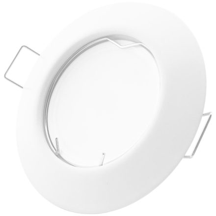 GU10 keret kerek domború fehér Avide