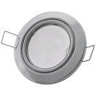 GU10 keret kerek domború dönthető króm Avide