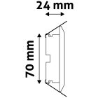 GU10 keret kerek domború dönthető réz Avide