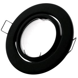 GU10 keret normál forgatható fekete Avide