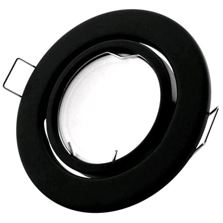 GU10 keret normál forgatható fekete Avide