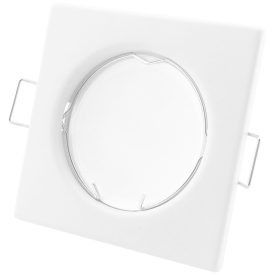 GU10 keret négyzetes fehér Avide