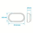 14W 4000K IP54 Thebe mennyezeti lámpa Avide