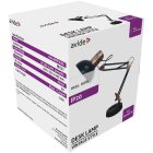 Basic asztali lámpa Vintage fekete teljes fém Avide