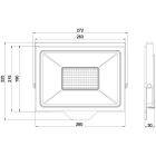 100W 6400K IP44 LED reflektor Avide
