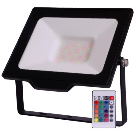 30W RGB IP65 LED reflektor IR távirányítóval Avide