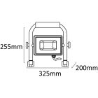 50W 4000K IP65 LED reflektor állványos 1,5m Avide