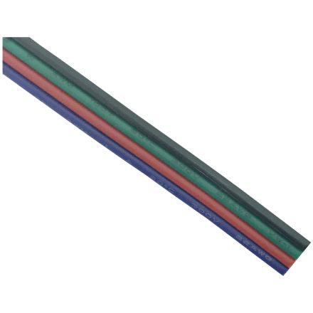 RGB 4-eres vezeték 4x0.3mm² RGB LED szalag szereléshez Avide