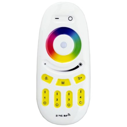 RGB+W 4 zónás távirányító 120W vezérlőhöz LED szalag 12-24V Avide