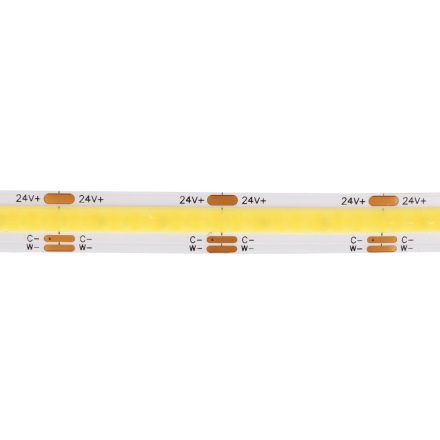 15W CCT IP20 608LED/m COB 24V LED szalag Avide