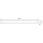 5W 4000K IP44 szekrény lámpa 2X500mm + szenzor Avide