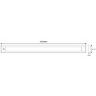 9W 4000K IP44 szekrény lámpa 2X600mm + szenzor Avide