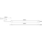 9W 3000K IP20 LED szekrény lámpa 60cm szenzorral Avide