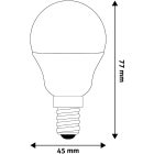 4,5W 3000K E14 LED fényforrás Avide