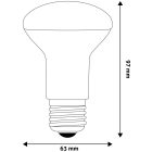 8W 6400K E27 R63 LED fényforrás Avide