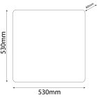 Roma CCT 48W LED mennyezeti lámpa classic távirányítóval Avide