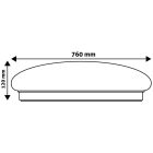 Stella CCT 80W (40/40) LED mennyezeti lámpa távirányítóval Avide