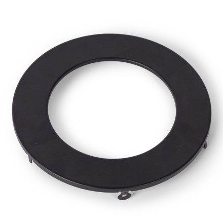 6W alu panelhez keret fekete kerek Avide