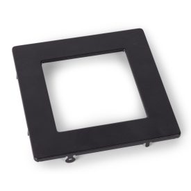 12W alu panel keret fekete négyzet Avide