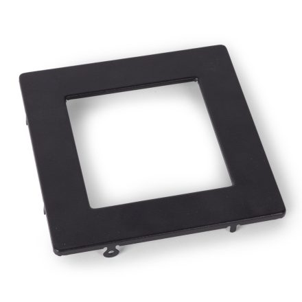 18W alu panel keret fekete négyzet Avide