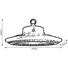 100W 5000K IP65 LED csarnokvilágító Avide