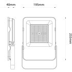 100W 4000K IP65 LED reflektor Avide