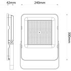 150W 4000K IP65 LED reflektor Avide