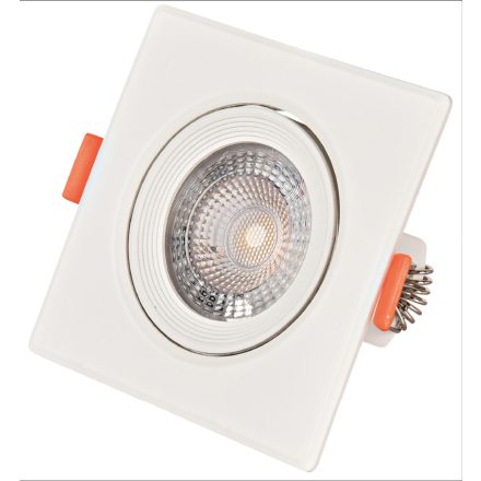 5W 6400K IP20 38° LED beépíthető spot négyzet Avide