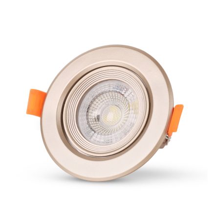 5W 4000K IP20 38° LED beépíthető spot kerek szatén Avide