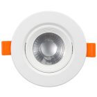 7W 3000K IP20 38° LED beépíthető spot kerek Avide
