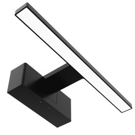   5W 4000K IP44 LED tükörvilágító lámpa szerelődobozzal szögletes fekete Avide