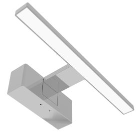   5W 4000K IP44 LED tükörvilágító lámpa szerelődobozzal szögletes króm Avide